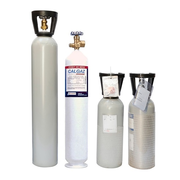Khí hiệu chuẩn NO: 500ppm CO2: 500ppm CO: 500pmm SO2: 500ppm balance N2